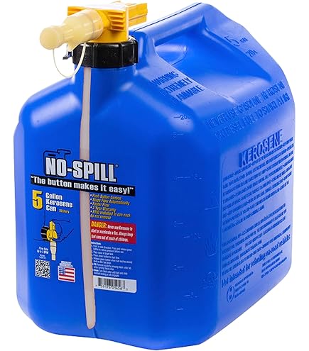 Amazon.com: No-Spill NSP-1466S, 5 Gallon Gas Can for Kerosene Fuel